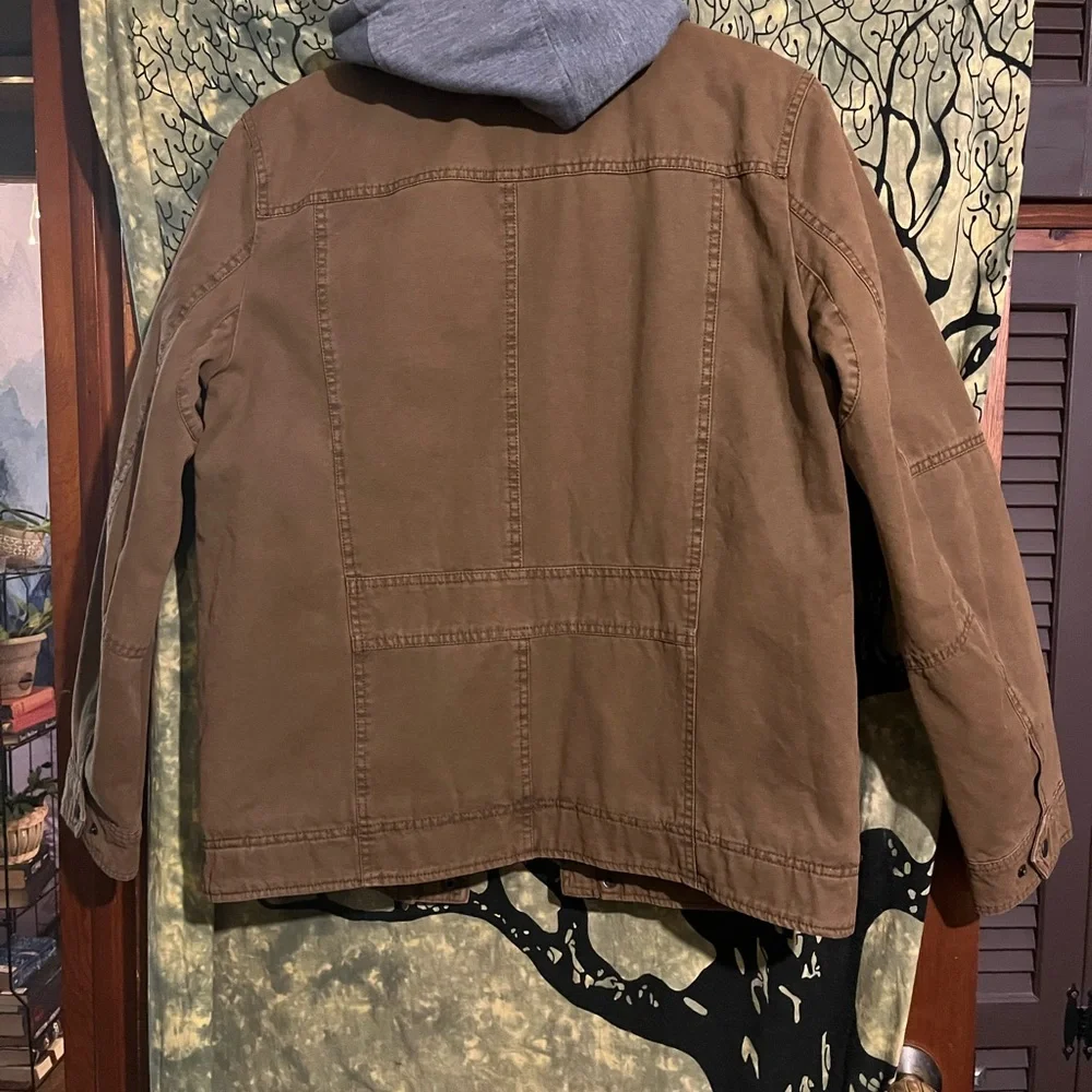 NWT Levi’s Washed Cotton Quilt-Lined Trucker Jacket - Picture 14 of 16